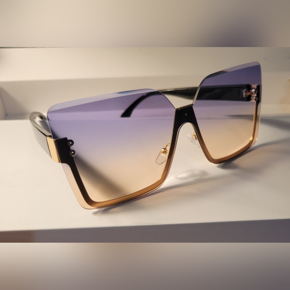 Gradient Square Sunglasses - image 5